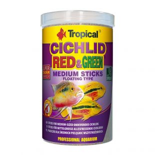 TROPICAL Cichlid Red/Green Medium Sticks 250ml