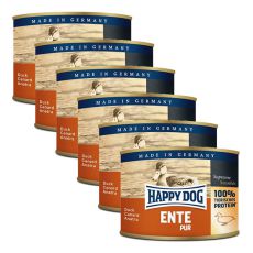 Happy Dog Pur - Ente/kačka, 6 x 200g