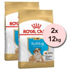 ROYAL CANIN Bulldog Puppy granule pre šteňa buldoga 2 x 12 kg