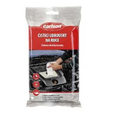 Obrúsky čistiace carlson, na ruky, na auto, 26 ks