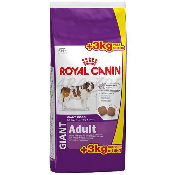 ROYAL CANIN GIANT ADULT 15 kg + 3 kg GRATIS SHOPAKVA ROYAL CANIN GIANT ADULT 15 kg + 3 kg GRATIS SHOPAKVA