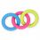 TPR Hračka pre psa - farebné kruhy s výstupkami 18,5cm