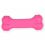 TPR Gumená kostička pre psa, ružová - 11cm