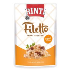 Kapsička RINTI Filetto kura + kuracie srdcia, 100g