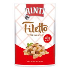 Kapsička RINTI Filetto kura + hovädzie, 100g