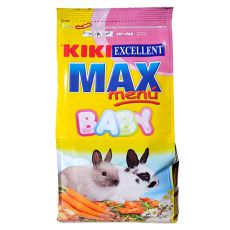 KIKI EXCELLENT MAX MENU BABY - krmivo pre mladé zajace, 1 kg