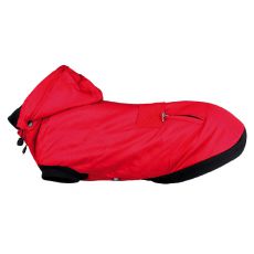 Zimná bunda Palermo pre psa s kapucňou, červená - 30cm