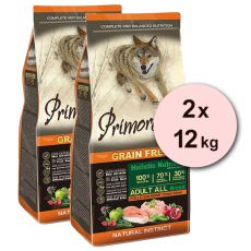 Primordial GF Adult Chicken & Salmon 2 x 12 kg