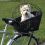Košík na bicykel pre psa s mriežkou 35 × 49 × 55 cm