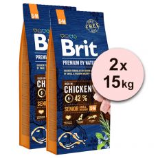 Brit Premium by Nature Senior Small a Medium 2 x 15 kg