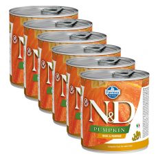 Farmina N&D dog Quail & Pumpkin konzerva 6 x 285 g