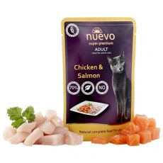 Kapsička NUEVO CAT Adult Chicken & Salmon 85 g