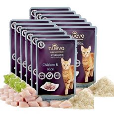Kapsička NUEVO CAT Sterilised Chicken & Rice 12 x 85 g