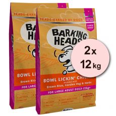 BARKING HEADS Bowl Lickin’ Chicken ADULT LARGE BREED 2 x 12 kg