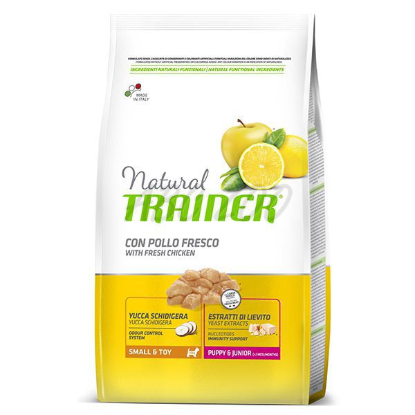 Trainer Natural Small and Toy, Puppy & Junior, kura 7 kg