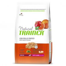 Trainer Natural Medium Puppy & Junior fresh chicken 12 kg