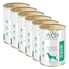 4Vets Natural Veterinary Exclusive HEPATIC 6 x 400 g