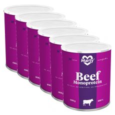 Konzerva MARTY Beef Monoprotein 6 x 800 g