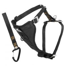 Bezpečnostný postroj Kurgo Tru-Fit Smart Harness, čierny XL