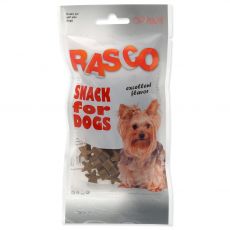 Pochúťka Rasco mini hydinové hviezdičky 50 g