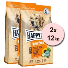 Happy Dog NaturCroq ENTE & REIS 2 x 12 kg