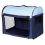 Transportný box pre psov - tmavo/svetlo modrá, 50 x 50 x 60 cm
