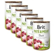 Konzerva Brit Paté & Meat Duck 6 x 400 g