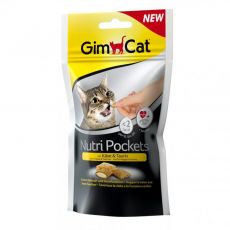 GimCat Nutri Pockets syr a taurín 60 g
