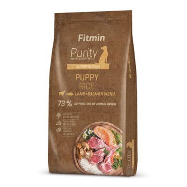 Fitmin Purity Puppy Rice Lamb & Salmon 2 x 12 kg