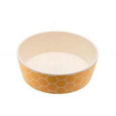 BecoBowl Bambusová miska pre psa - žltá S 15 cm / 0,8 l