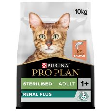 PURINA PRO PLAN CAT STERILISED RENAL PLUS losos 10 kg