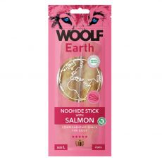 Woolf Dog Earth NOOHIDE L Sticks with Salmon 85 g