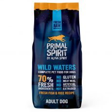 Primal Spirit Dog 70% Wild Waters – morské ryby 12kg