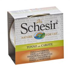 Schesir cat tuniak s mrkvou v šťave 70 g