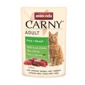 Animonda CARNY Cat Adult hovädzie + pštros 85 g