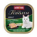 Animonda Vom Feinsten Adult Cat hovädzie, losos + špenát 100 g