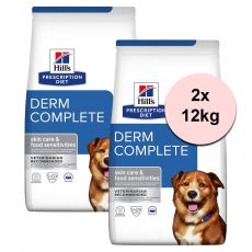 Hill's Prescription Diet Canine Derm Complete 2 x 12 kg