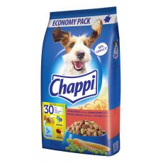 Chappi s hovädzím, hydinovým a zeleninou 9kg - POŠKODENÝ OBAL