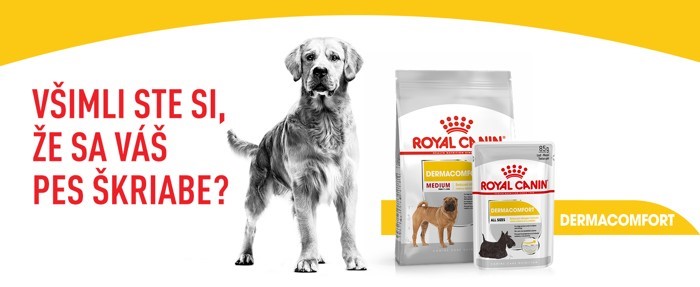 ROYAL CANIN Medium Dermacomfort granule pre stredné psy s problémami s kožou 10 kg