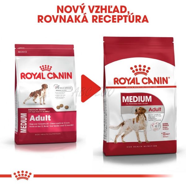 ROYAL CANIN Medium Adult granule pre dospelé stredné psy 15 kg