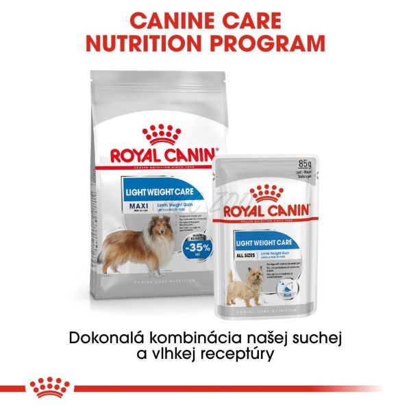 ROYAL CANIN Maxi Light Weight Care diétne granule pre veľké psy 3 kg