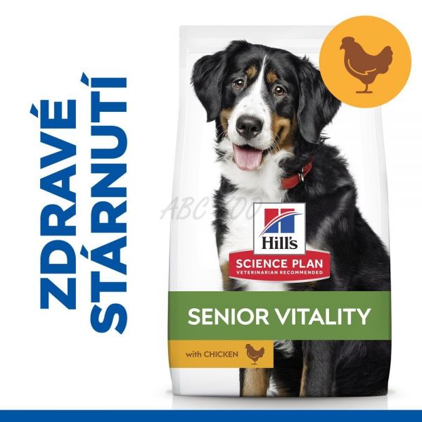 Hill's Science Plan Mature Senior Vitality Large Breed Chicken 2 x 14 kg